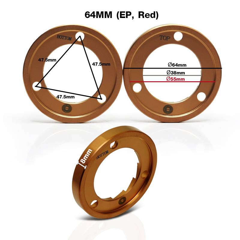 SSP Red Speed High Uniformity 64 mm