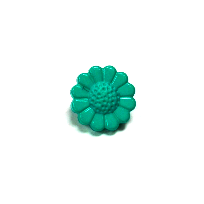 Flower button - Green col. (size 19L,144pcs/pack)