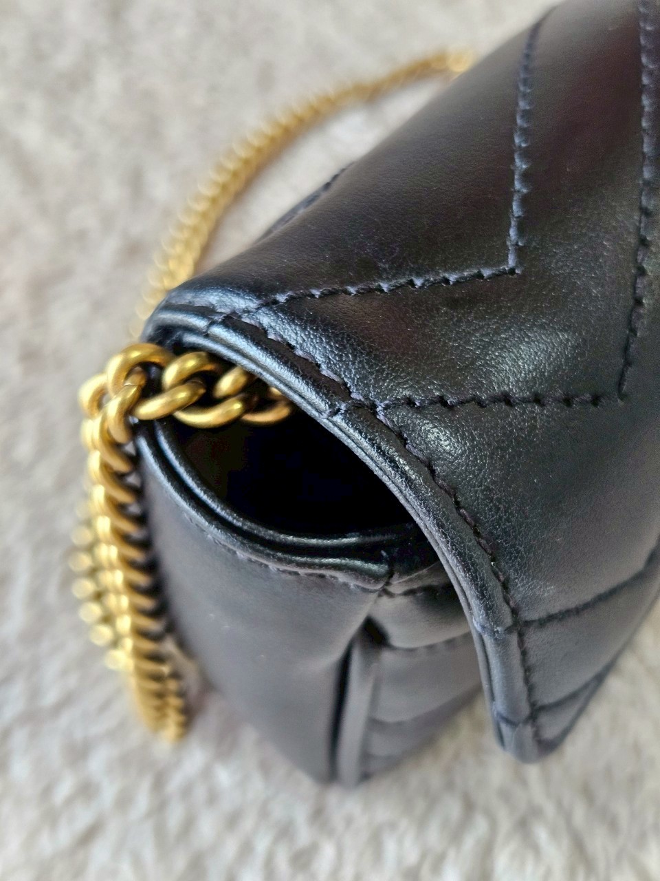 Gucci Marmont Super Mini สีดำ