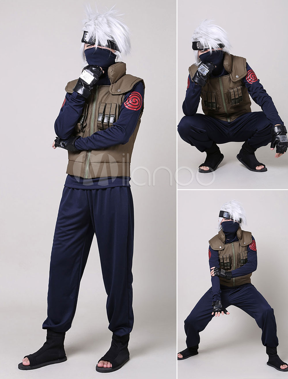 Hatake Kakashi - Naruto Cosplay Costume (A0001)
