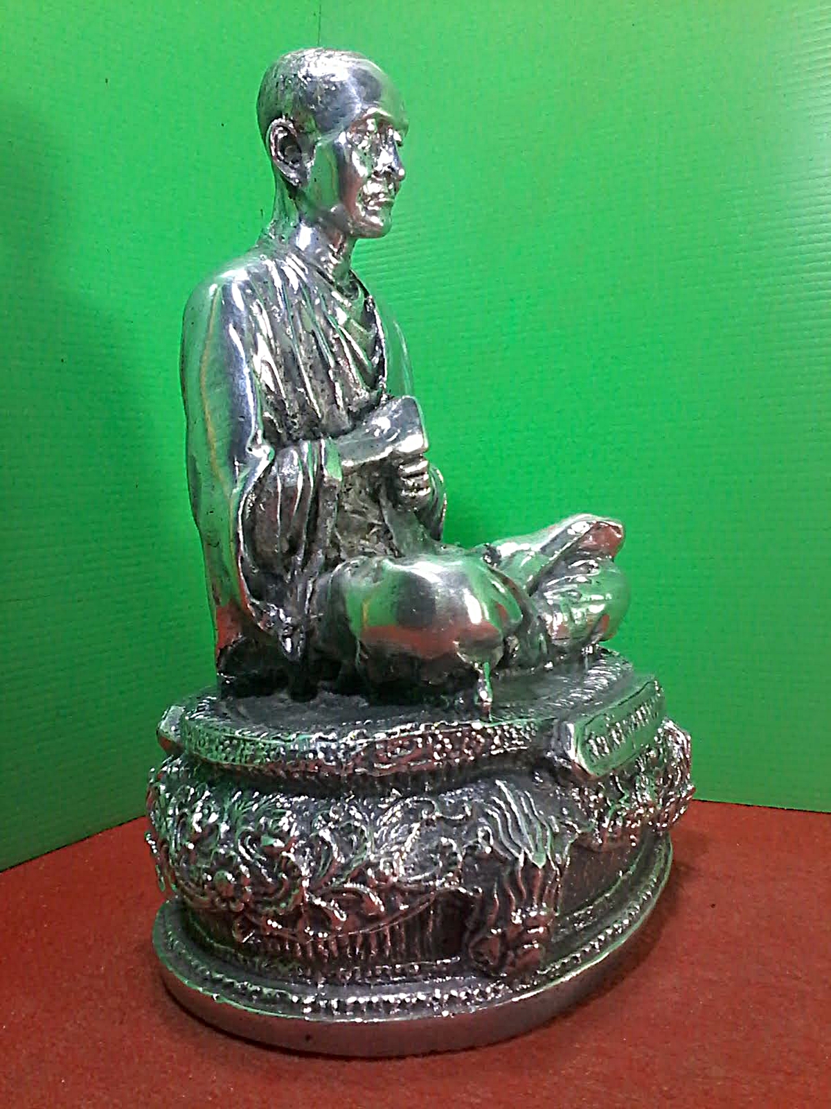 สมเด็จพระพุฒาจารย์ (โต พฺรหฺมรํสี) เนื้อสำริดเงินยวง หน้าตัก 5 นิ้ว
