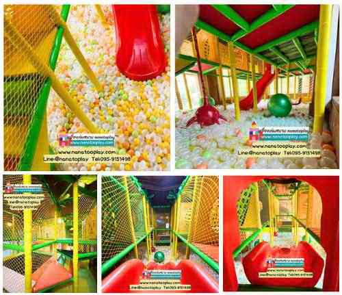 งานติดตั้งห้องบอลขนาดใหญ่ ธนโชติ รีสอร์ต จังหวัดแม่ฮ่องสอน บ้านบอลเด็กอวกาศหรรษา และห้องบอลเด็กสวนป่าแสนสนุก สำหรับบริการลูกค้า