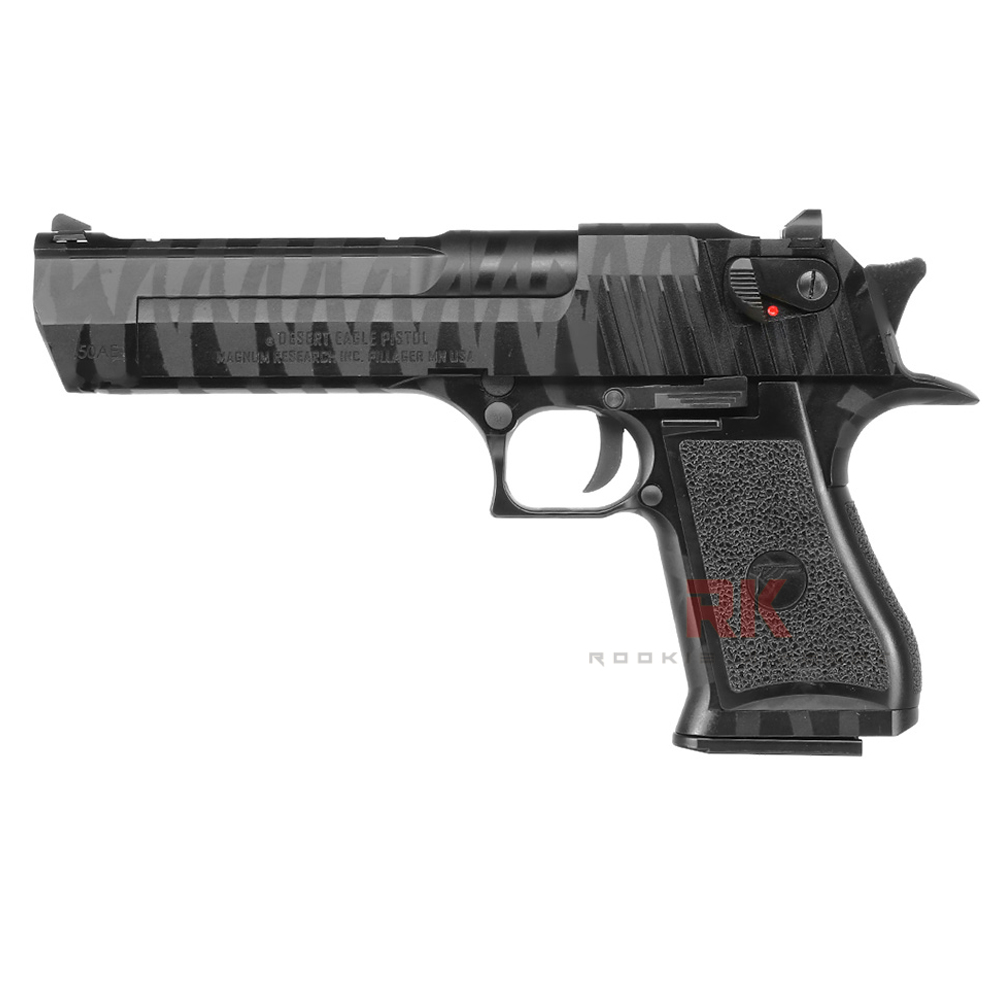 Cybergun / WE Desert Eagle Tiger Stripe .50AE GBB Pistol (Black)