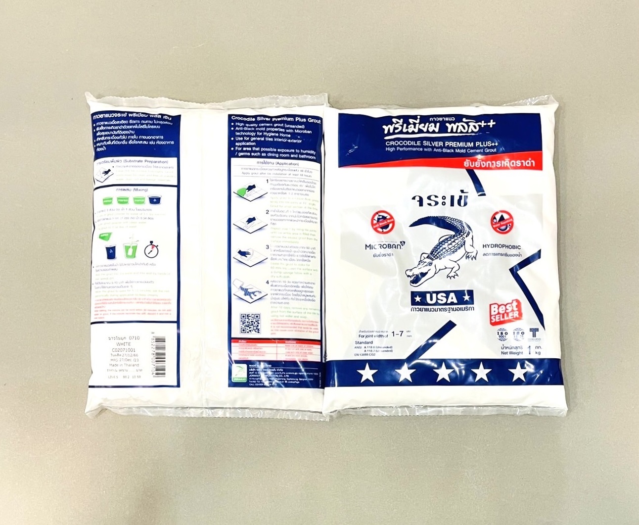 ยาแนวจระเข้พรีเมี่ยมพลัส รุ่นกันเชื้อรา