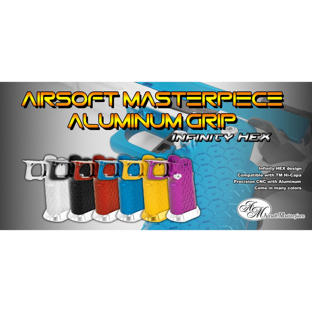 Airsoft Masterpiece Aluminum Grip for Hi-CAPA Type 13 - LimCat (Gold)