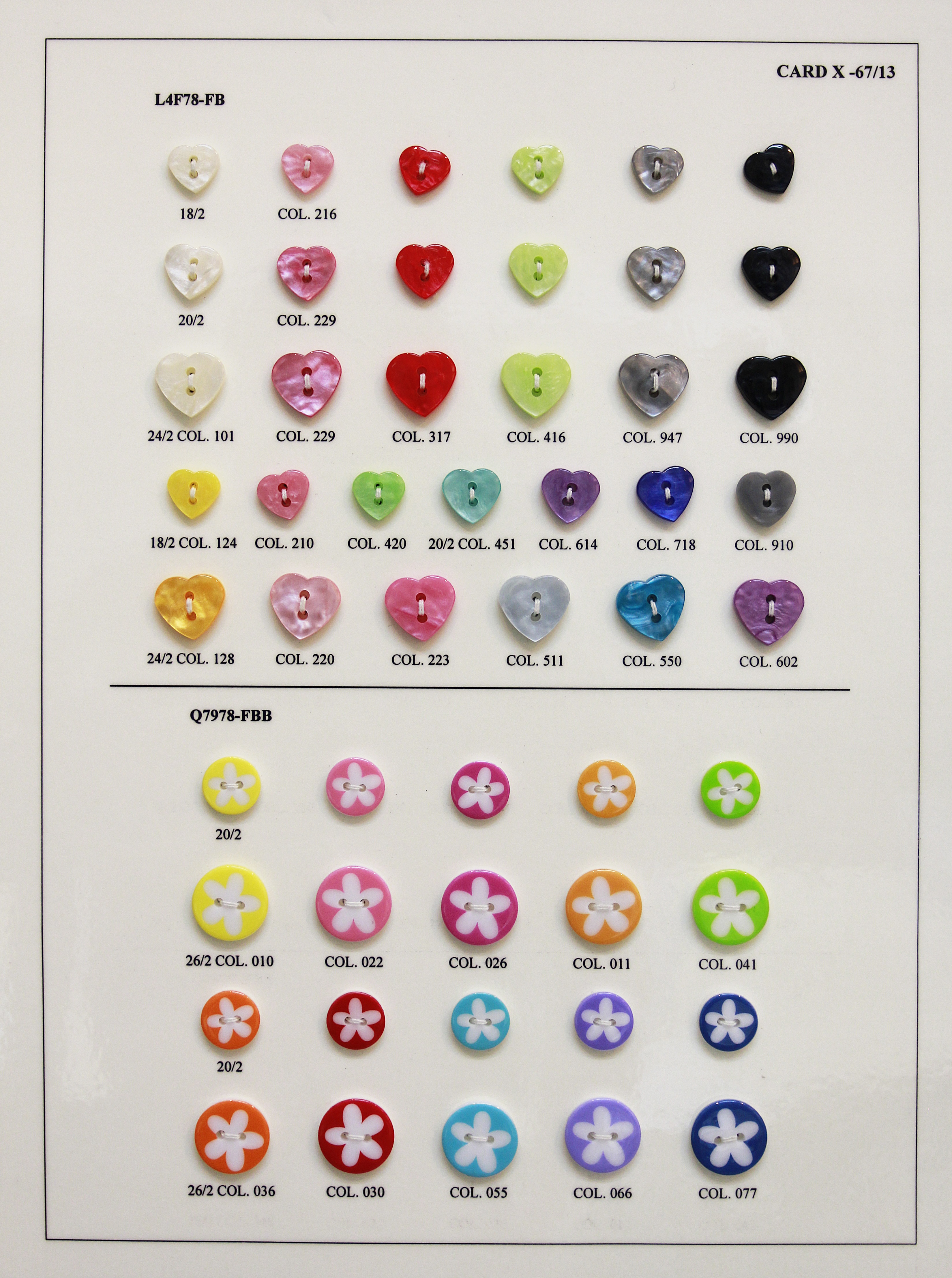 POLYESTER BUTTON