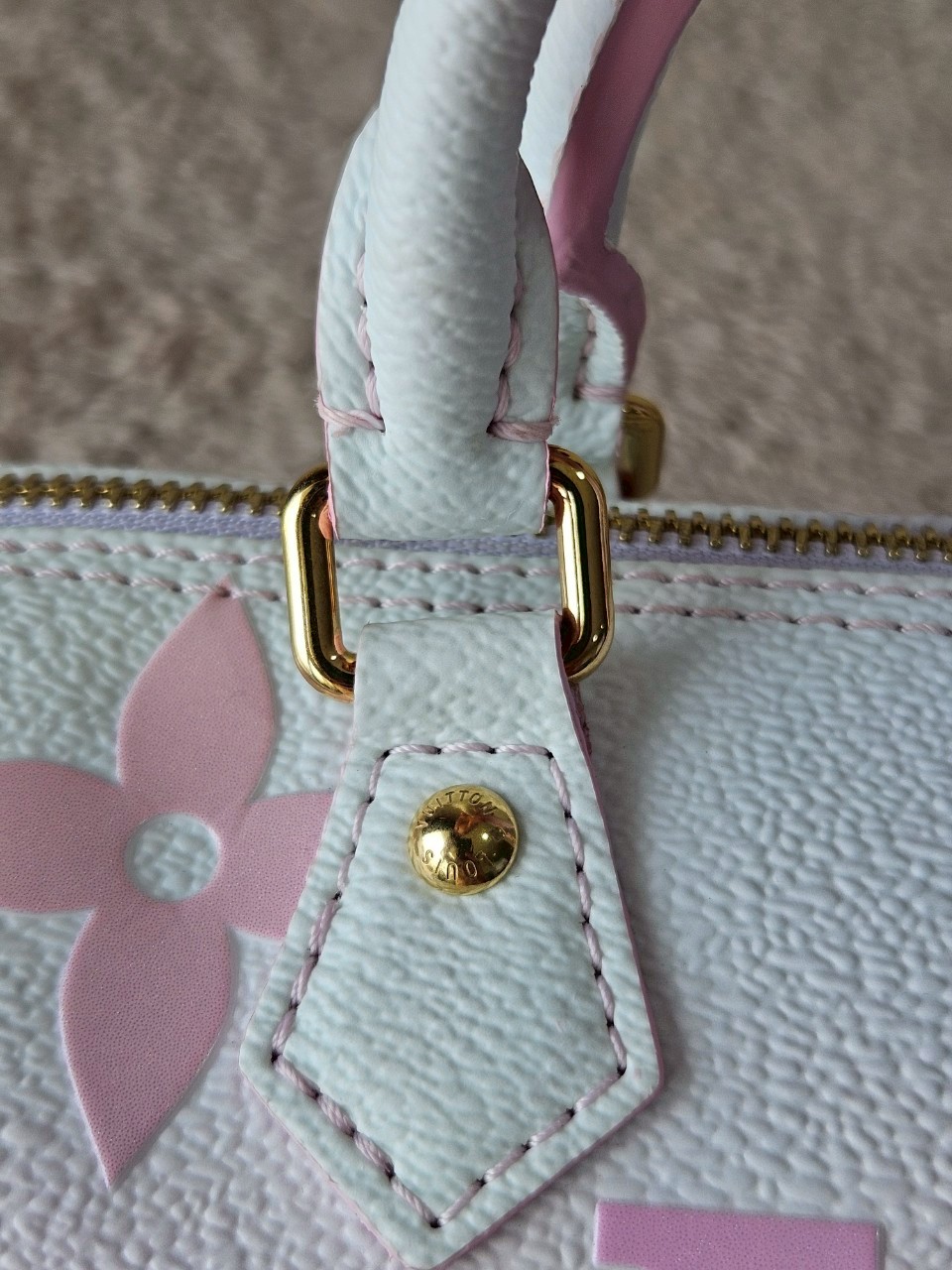 LV Papillon Pastel Sunrise Monogram Microchip