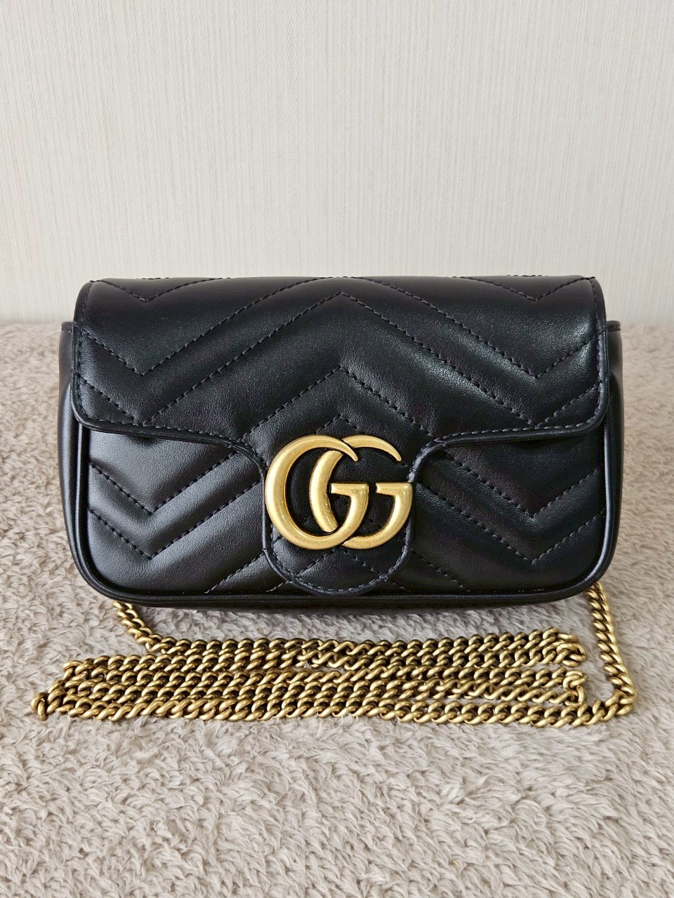 Gucci Marmont Super Mini สีดำ