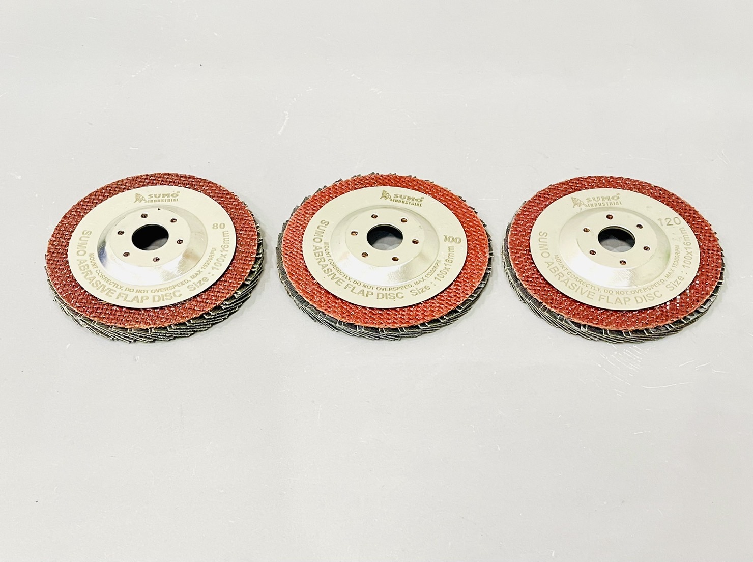 ผ้าทรายจานซ้อนเรียง หลังแข็ง