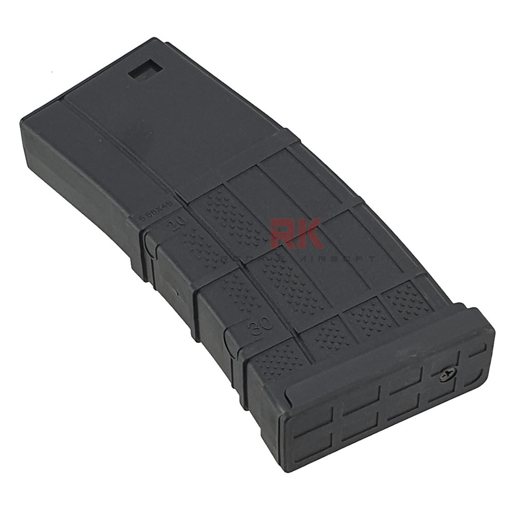 Snow Wolf 130rds LANCER Mid-Cap Magazine for M4 AEG (Black)