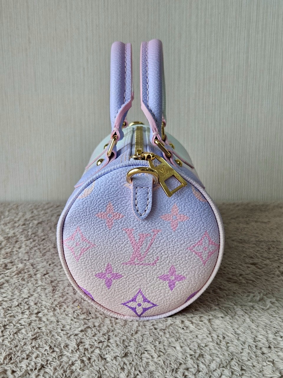 LV Papillon Pastel Sunrise Monogram Microchip