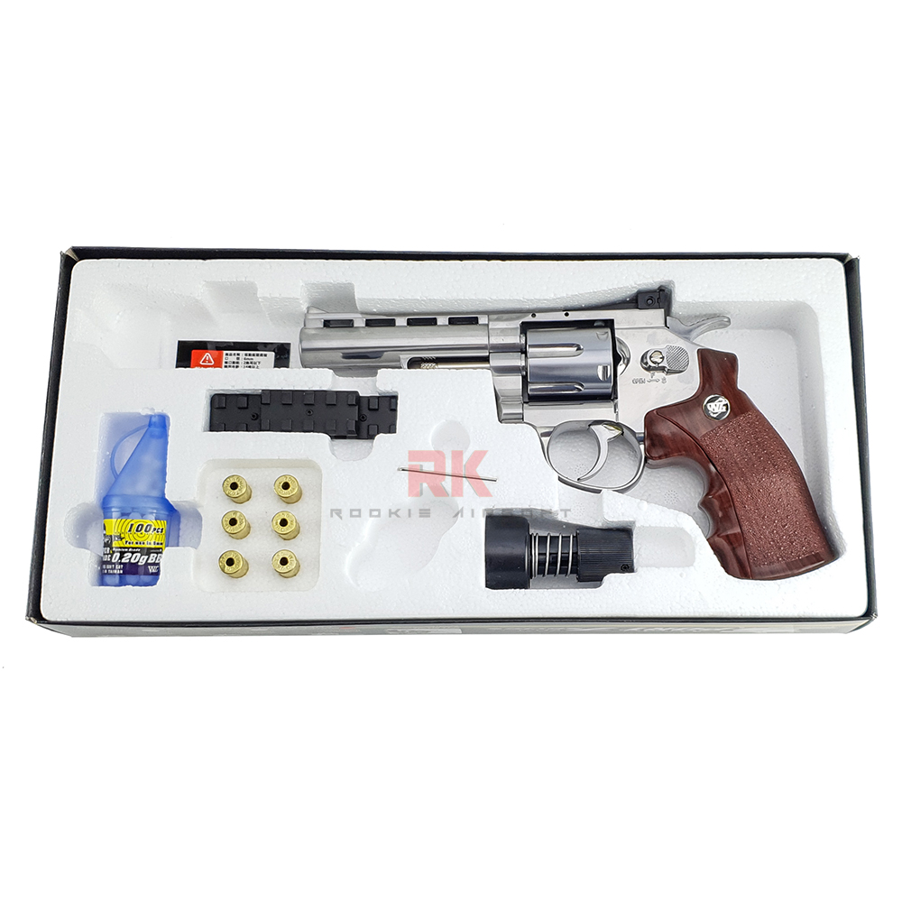WinGun 701S 4 inch Co2 Revolver (Silver)