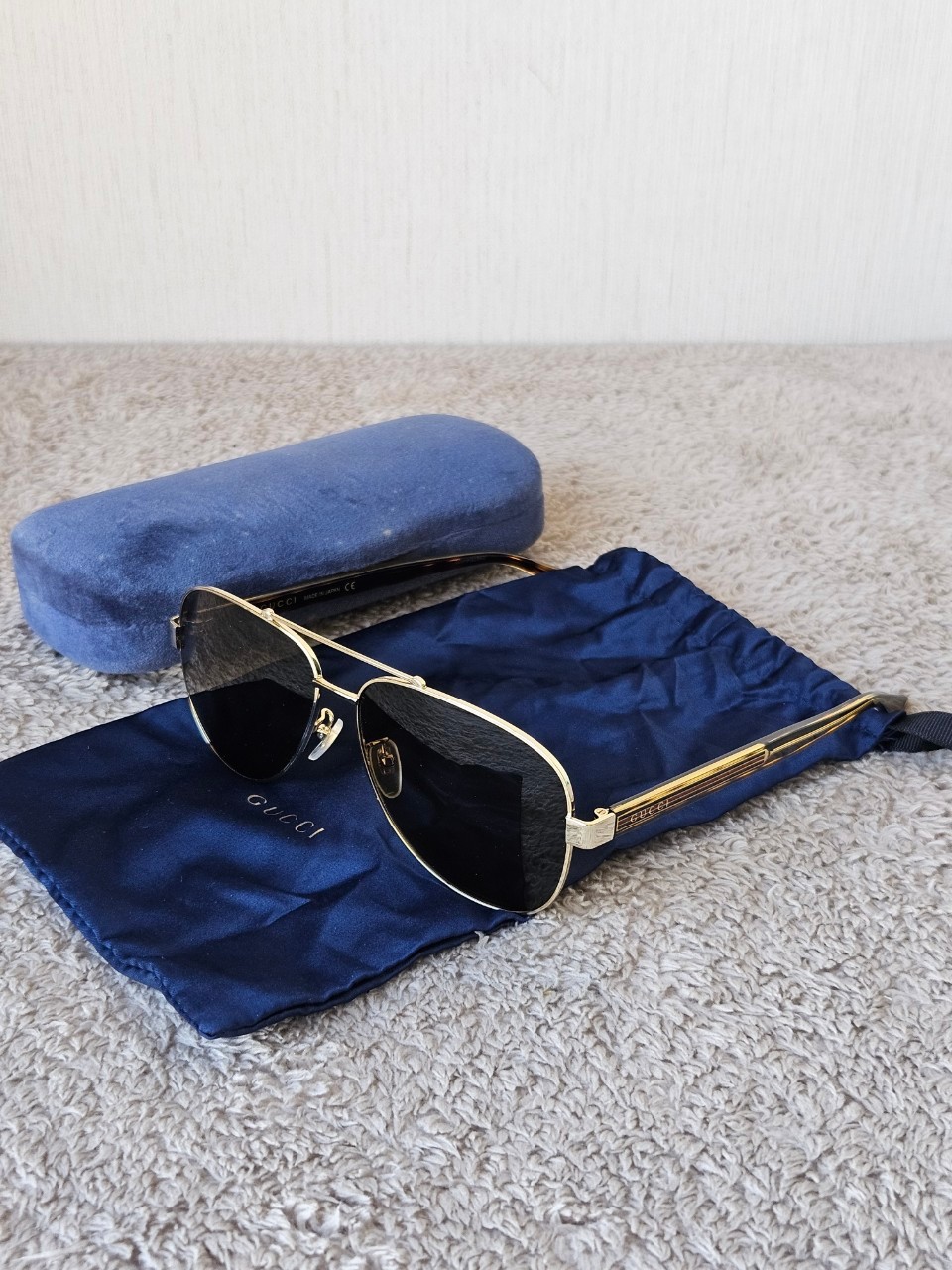 Gucci GG0528S Men's Aviator Sunglasses