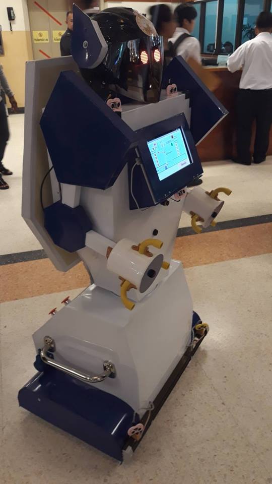 รับบออกแบบ หุ่นยนต์ต้นแบบ และตัวอย่างหุ่นยนต์