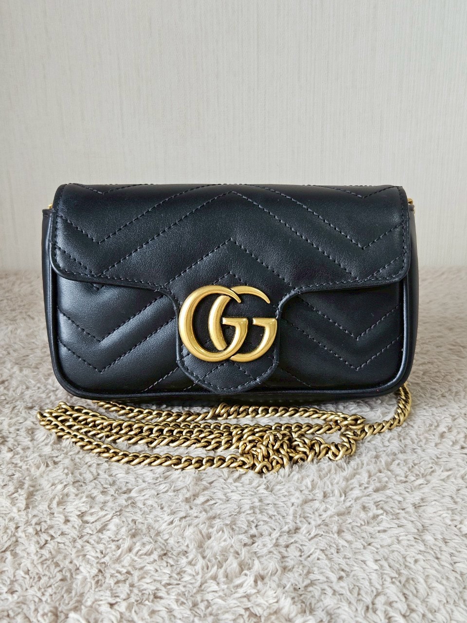 Gucci Marmont Super Mini สีดำ