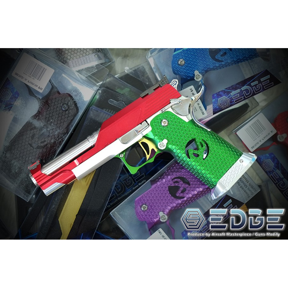 EDGE "MEGA" Aluminum Standard Slide for Hi-CAPA / 1911 (Titanium Grey)