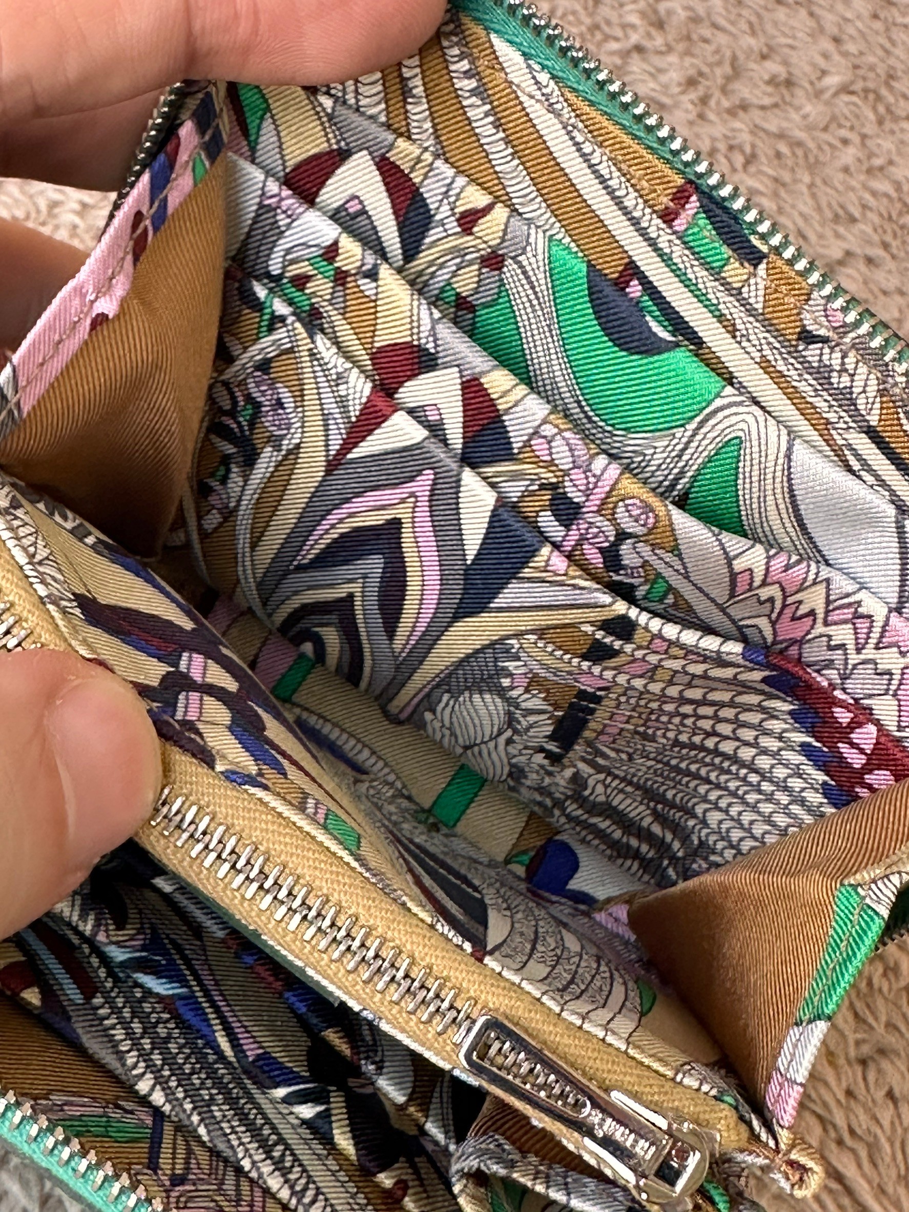 Hermes Silk'In Compact Wallet