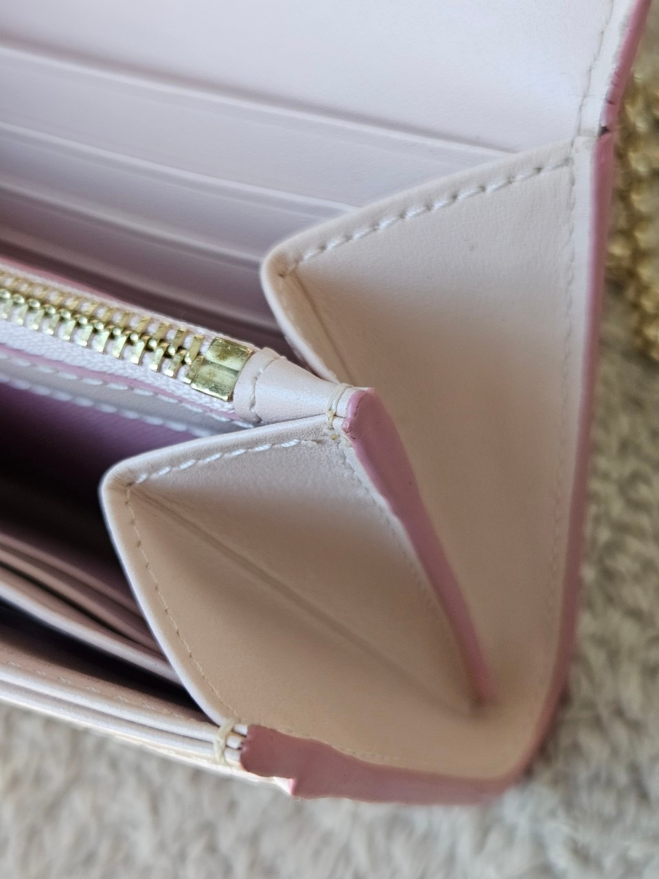 MCM Tracy Crossbody Wallet Pink