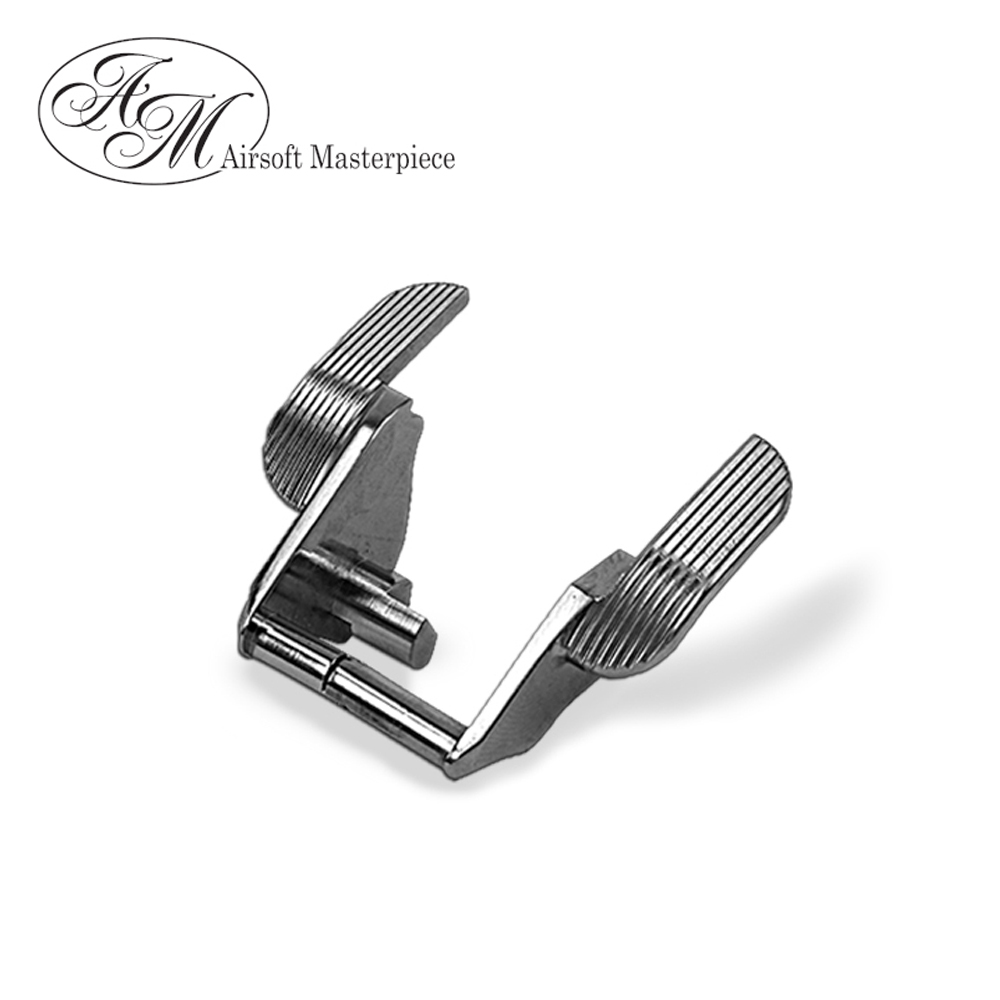 Airsoft Masterpiece Steel Thumb Safety Type 3 – SV (Silver)