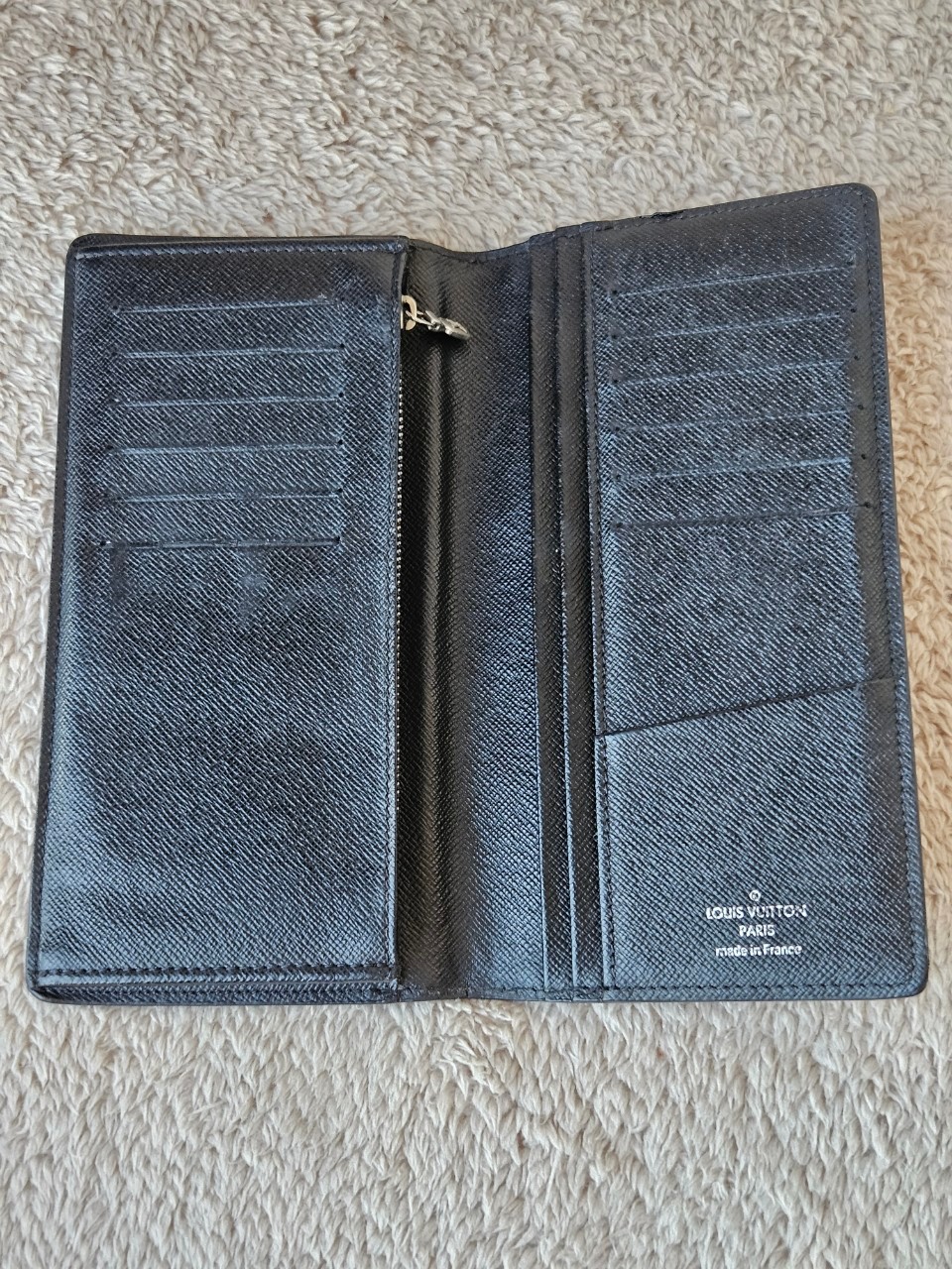 LV N62665 Brazza Damier Graphite Wallet