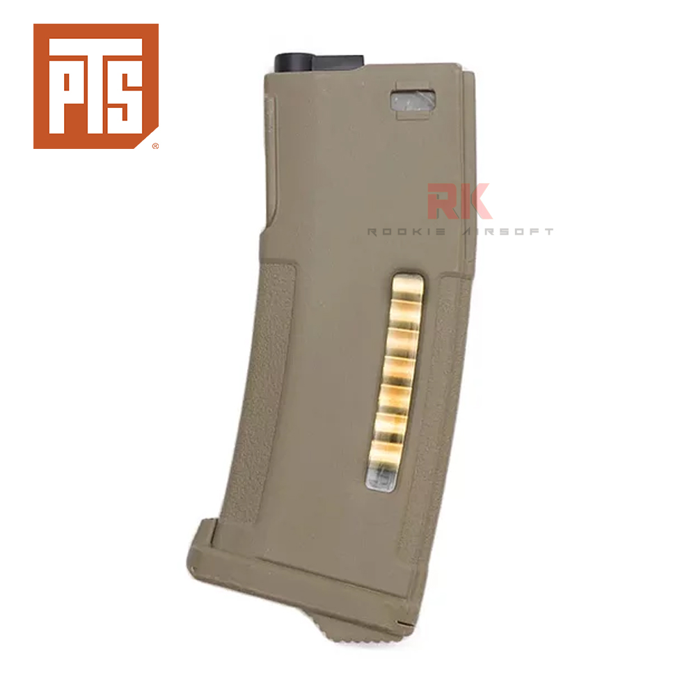 PTS EPM 150rds Mid-Cap for M4 AEG - FDE
