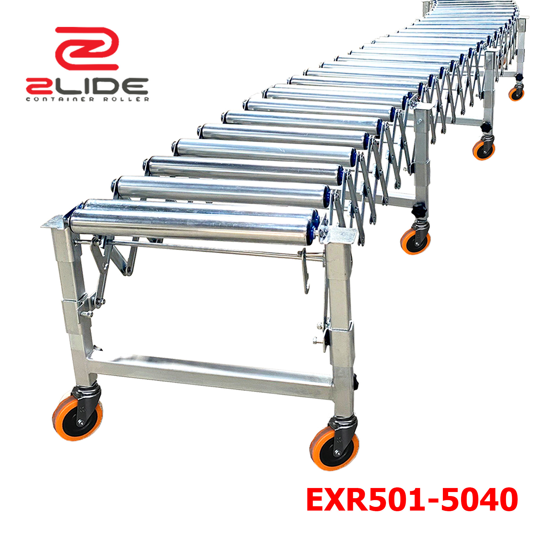 Extendaflex รางลูกกลิ้ง ยืดหดได้ EXR501-5040 spec W50 x L400( max ) x H( 56-85 )