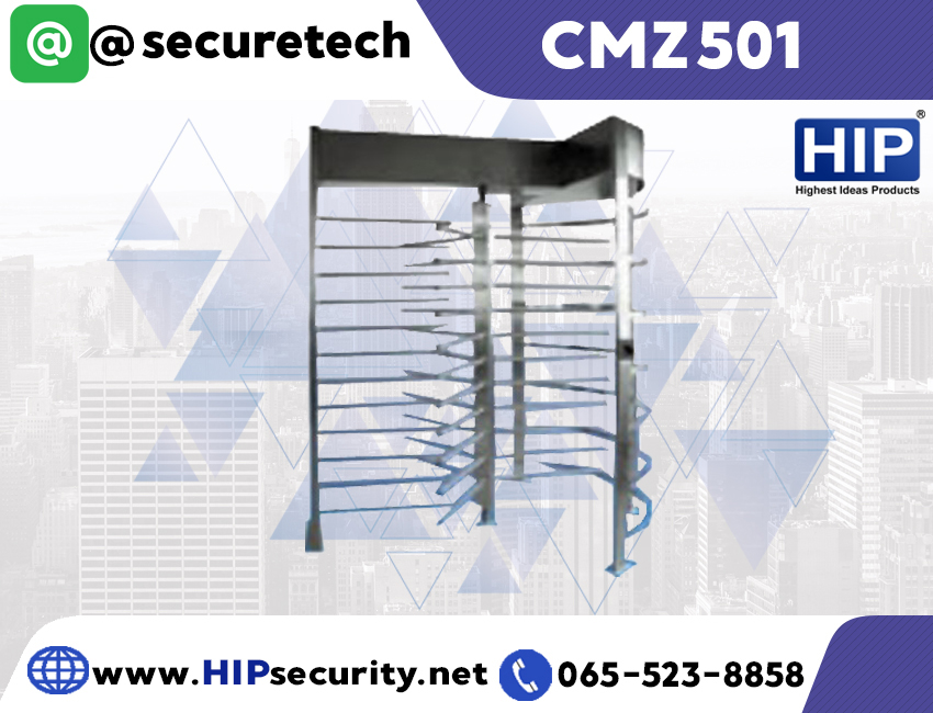 HIP ระบบประตูโรงงาน Turnstile รุ่น CMZ501