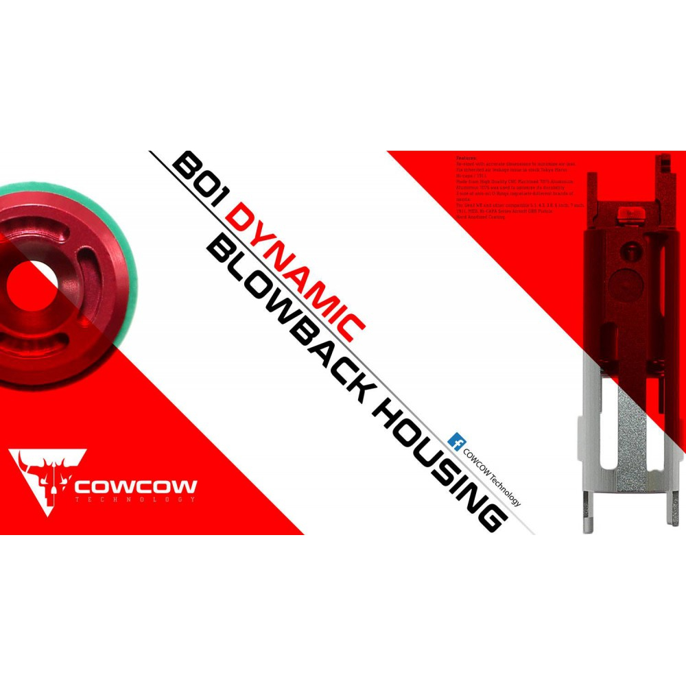 CowCow B01 Dynamic Blowback Housing For Hi-Capa (Silver)