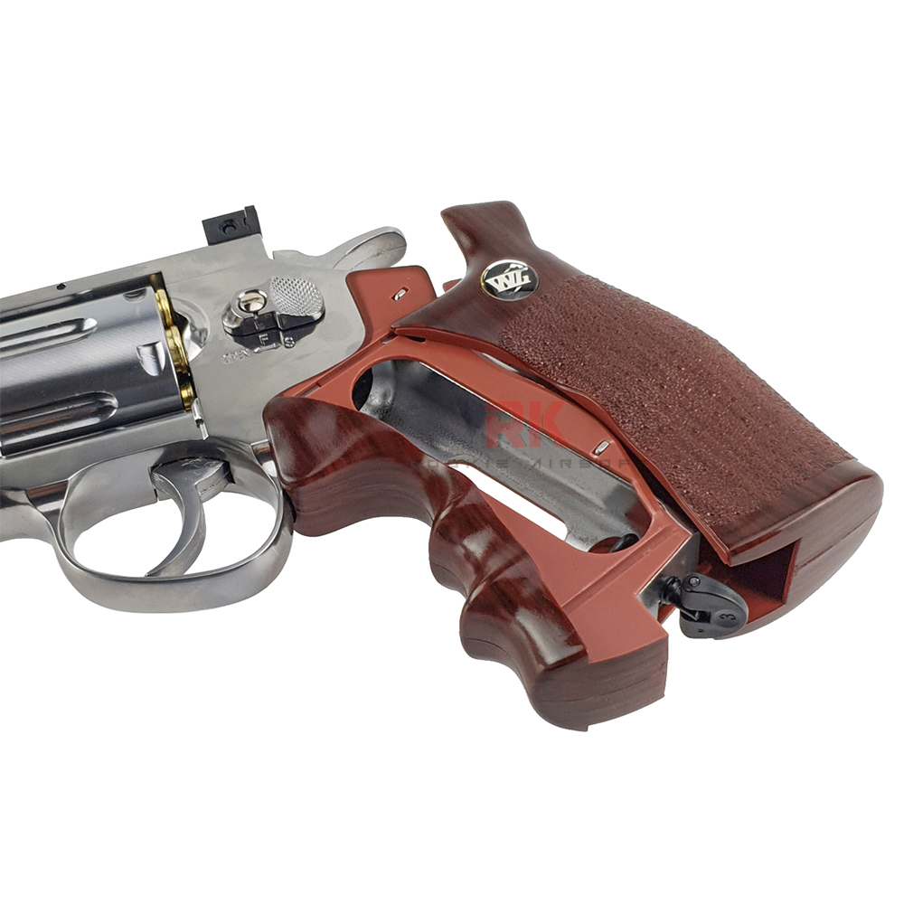 WinGun 702S 6 inch Co2 Revolver (Silver)
