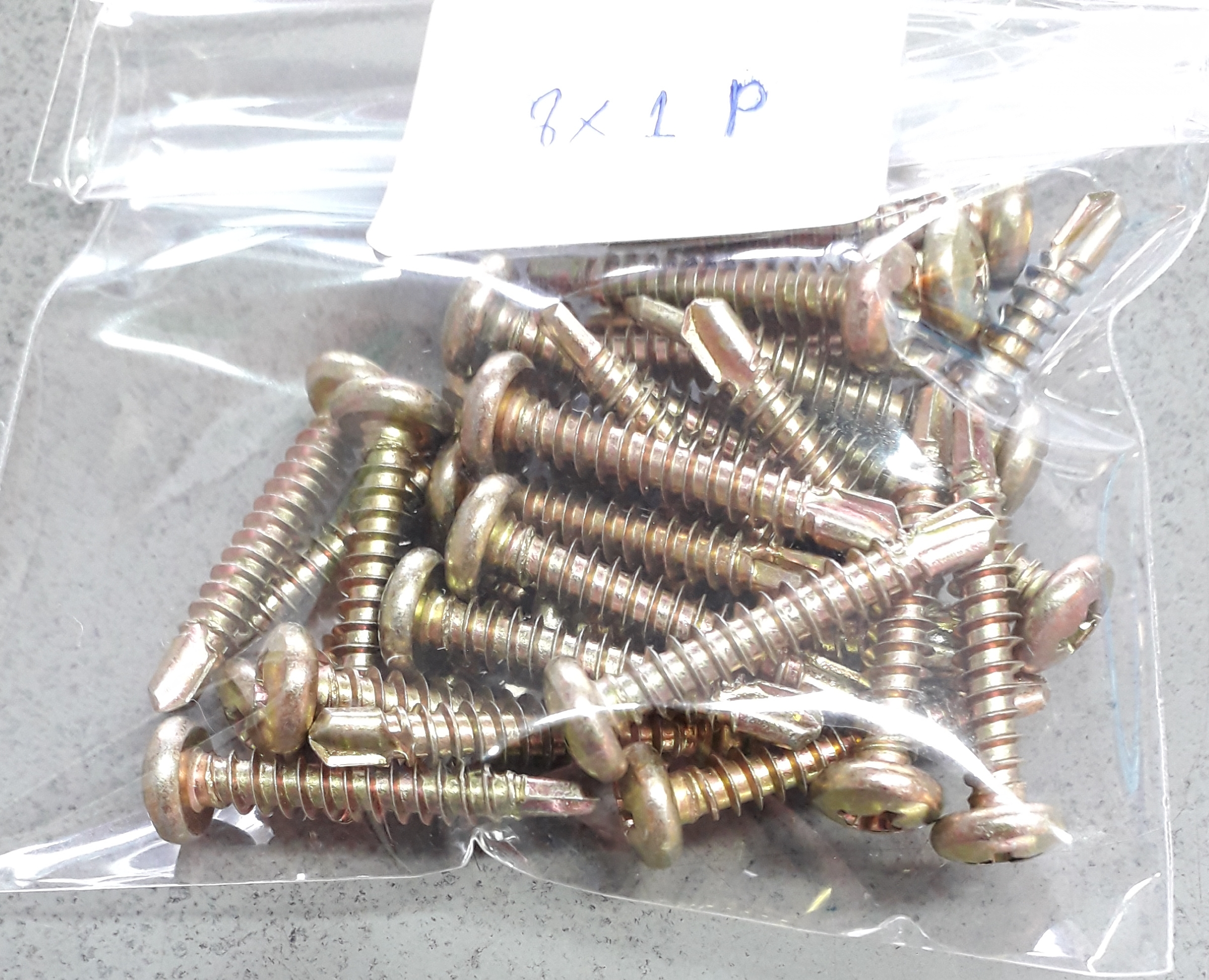 เกลียวปล่อยปลายสว่าน หัวกลม #8 (ห่อเล็ก)
