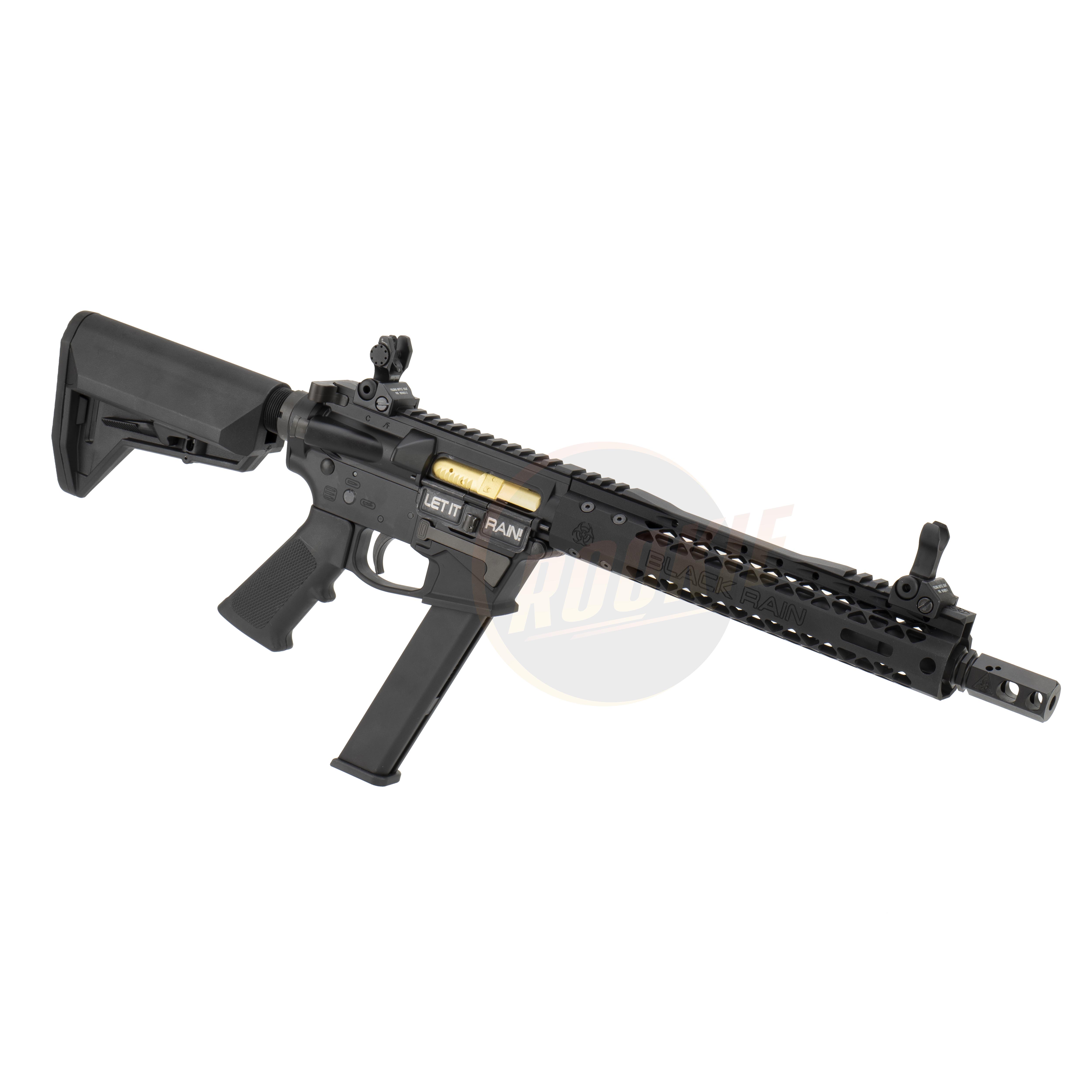 EMG / KA TWS Black Rain Ordnance 9mm Carbine GBBR - Black