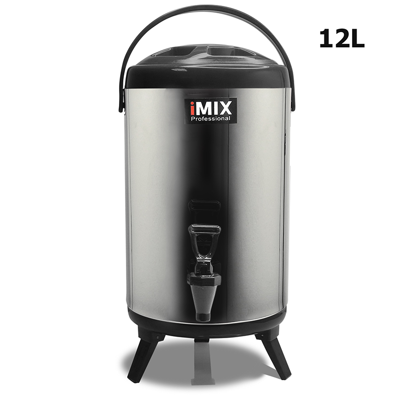 ถังเก็บชานม ถังจ่ายเครื่องดื่ม ถังคูลเลอร์ สแตนเลส 12 ลิตร