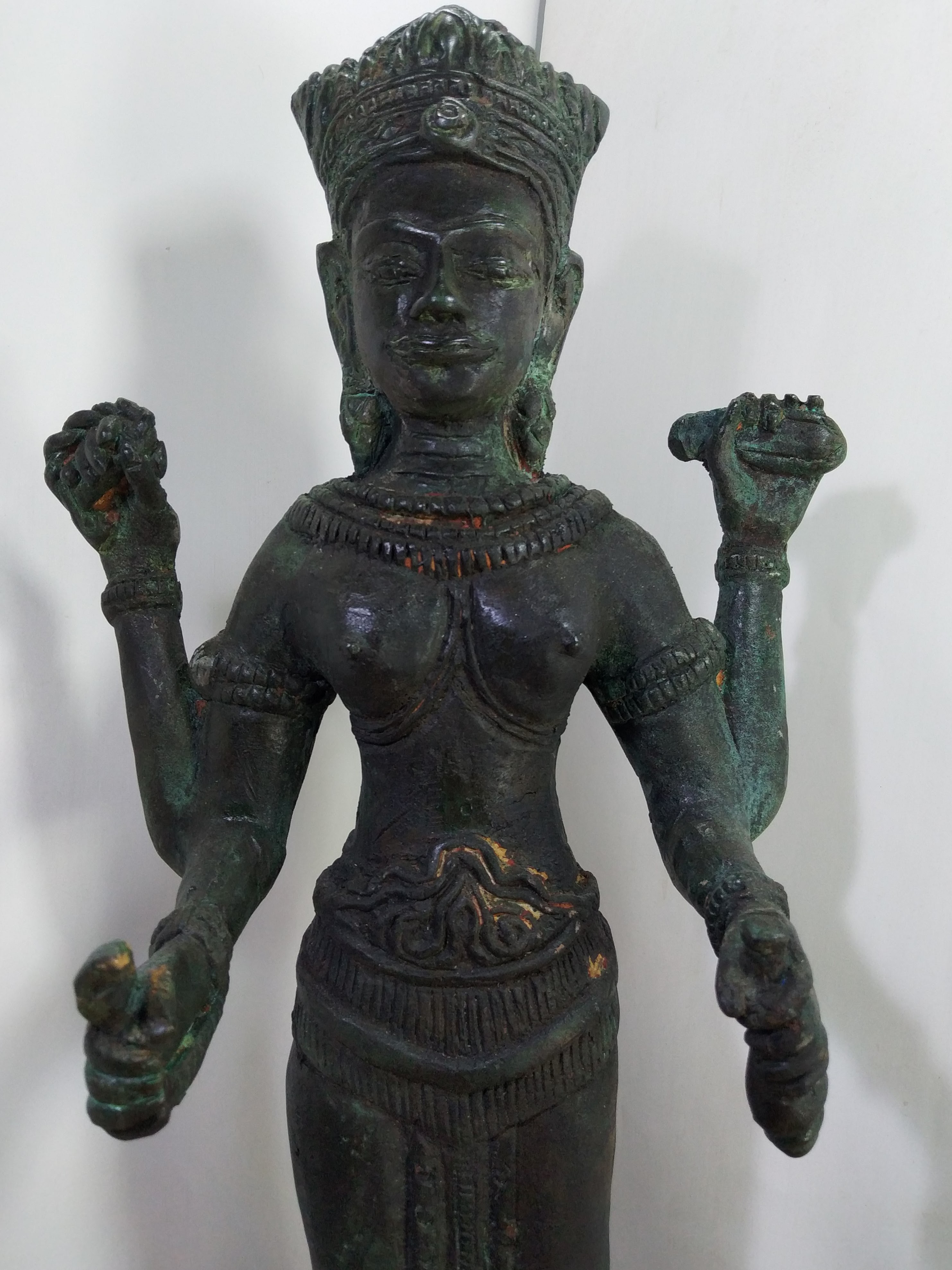 พระแม่อุมาเทวี ปางสี่กร สูง17นิ้ว