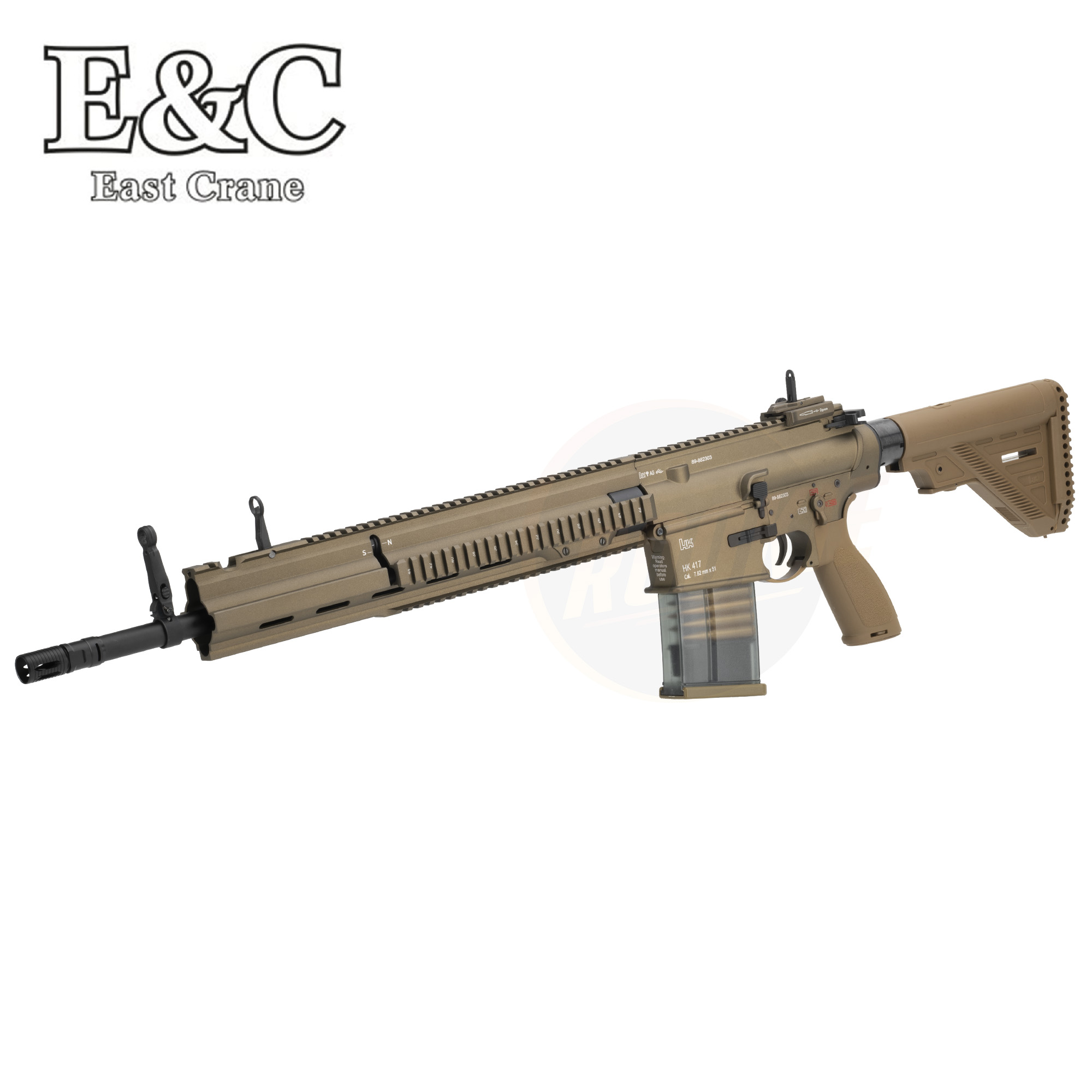 E&C 202 S2 HK417 A2 AEG - 16" Handguard / 20" Barrel