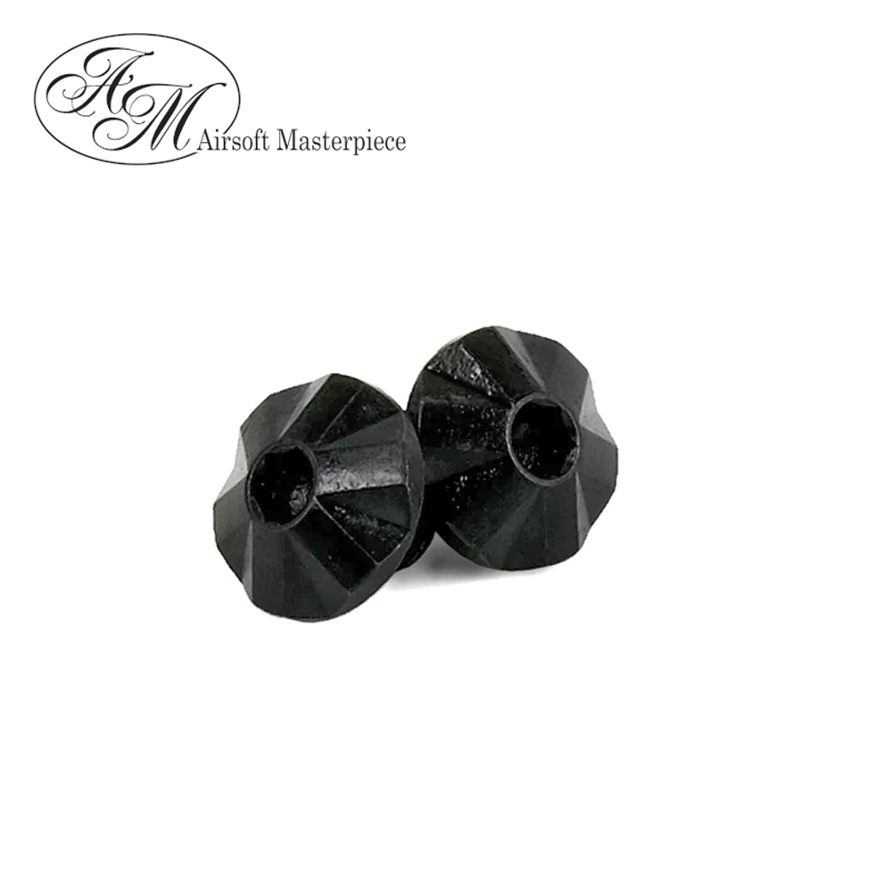 Airsoft Masterpiece Steel Custom Ver.2 Grip Screw for Hi-CAPA (Black)