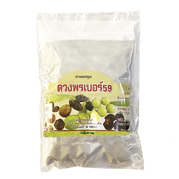 ดวงพรเบอร์59(จตุผลาธิกะ)100แคปซูล(ซอง)
