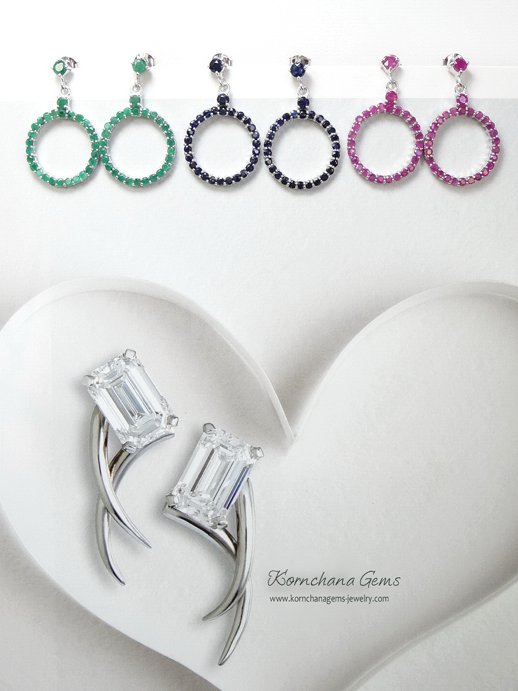 ต่างหูทับทิมพม่าสีชมพูว๊านหวาน ต่างหูห้อยยาวทรงกลม minimal style เรียบแต่เท่ห์ พลอยทับทิมพม่าสีชมพูหวานเจี๊ยบ ใส่ได้ทุกวัน