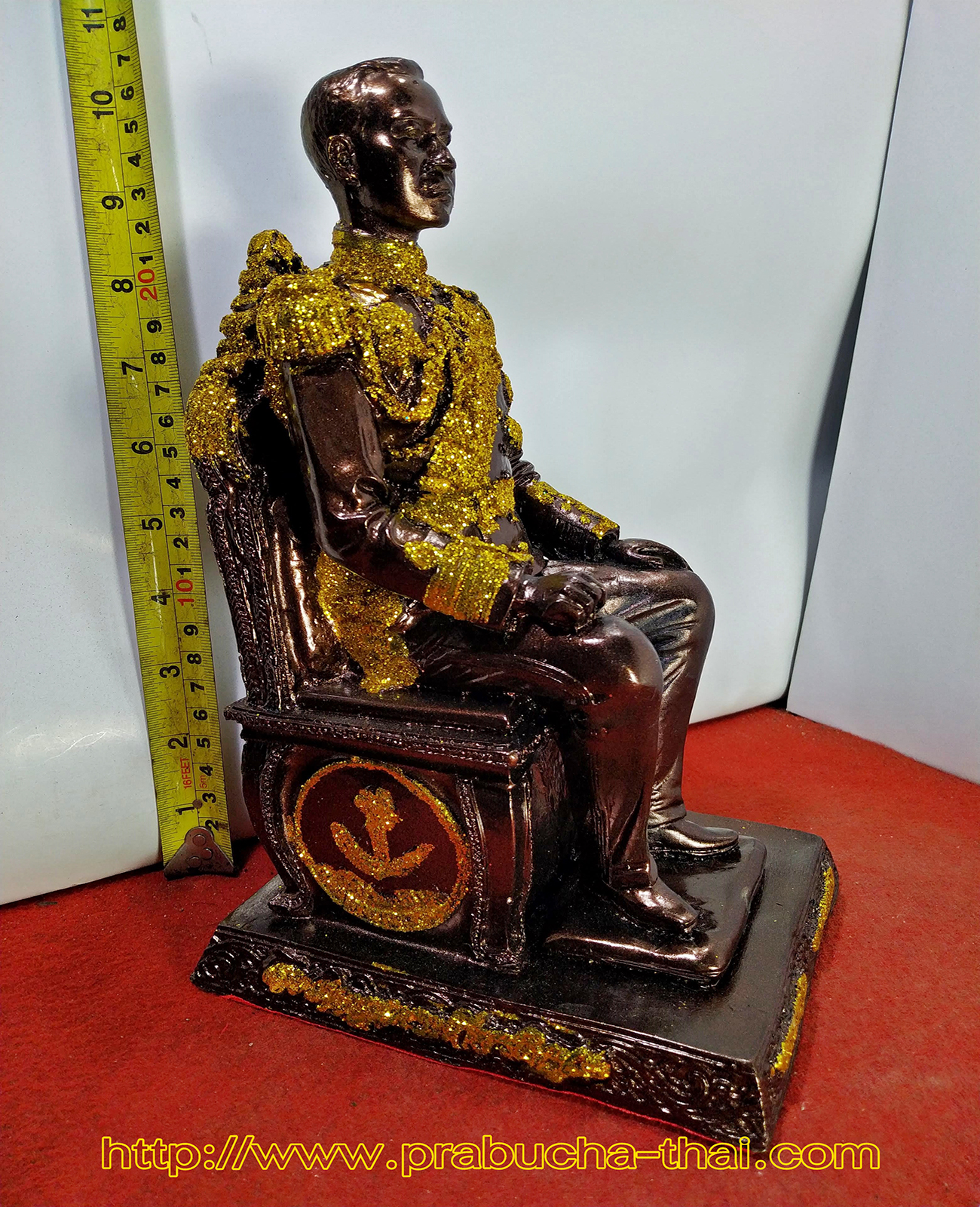 รูปหล่อ กรมหลวงชุมพรเขตอุดมศักดิ์ องค์บิดาของทหารเรือไทย เนื้อเรซิ่น