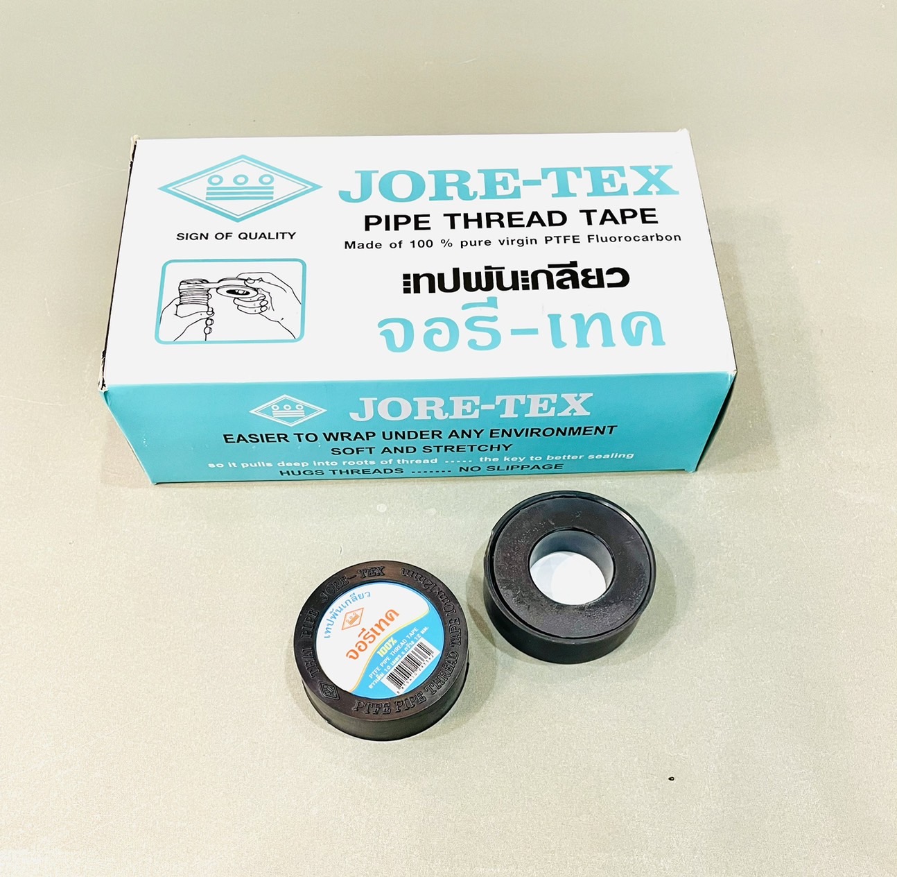 เทปพันเกลียว ท่อน้ำไทย