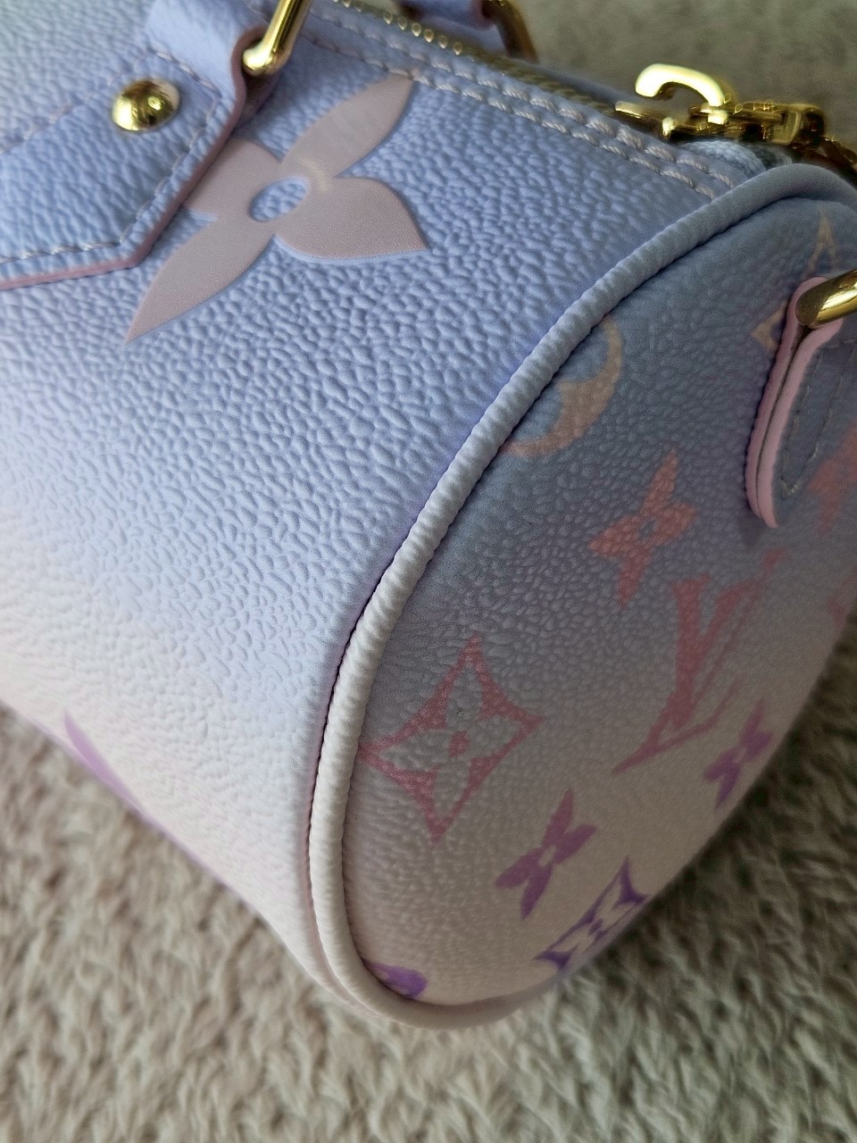 LV Papillon Pastel Sunrise Monogram Microchip