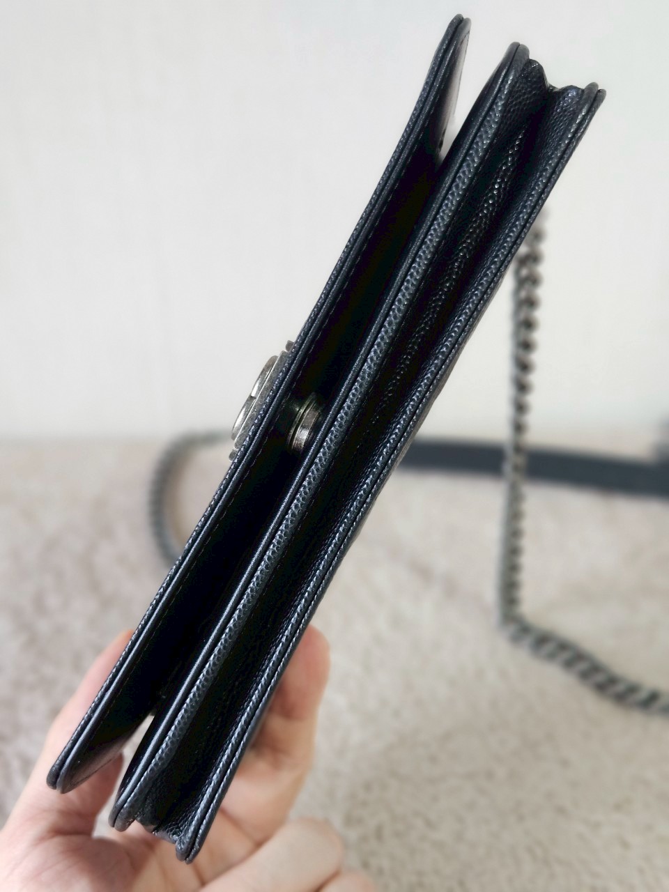 Chanel WOC Boy Cavair