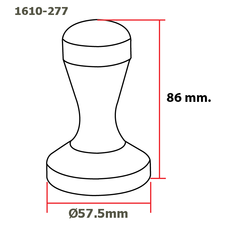 Stainless Tamper 1610-277