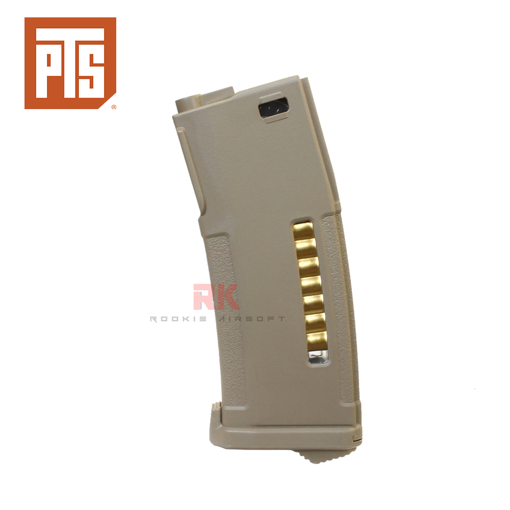 PTS EPM 150rds Mid-Cap for M4 AEG - FDE