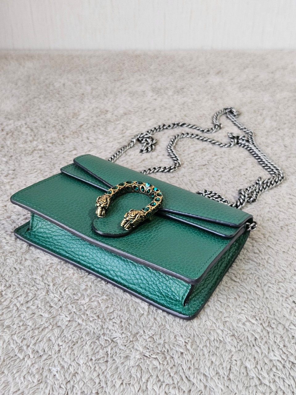 Gucci Dionysus Super Mini Crystal Leather