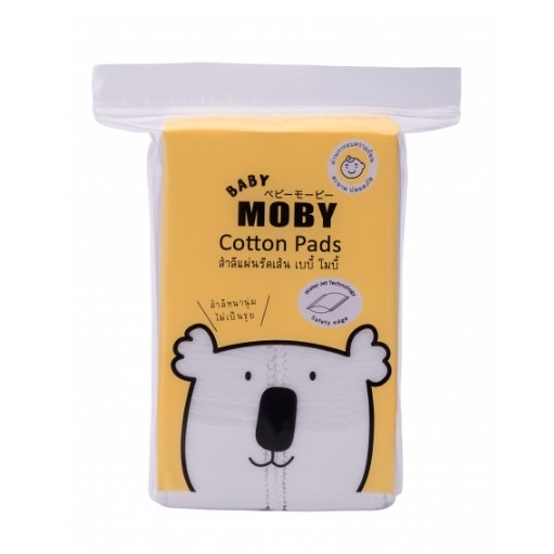 Cotton Pads by Baby Moby Cotton สำลีแผ่นเล็ก รีดขอบ