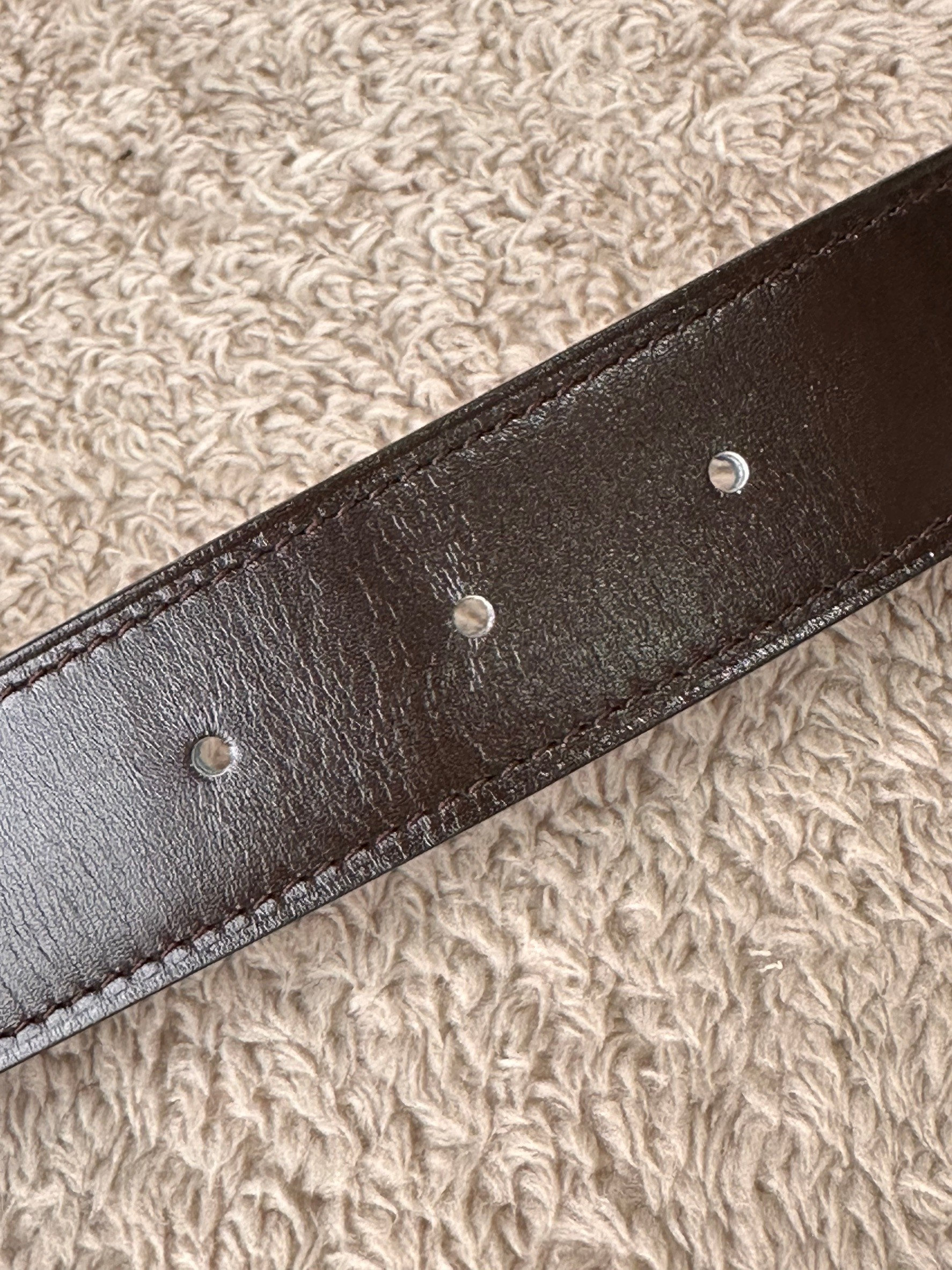 Hermes belt 32mm stamp Q square