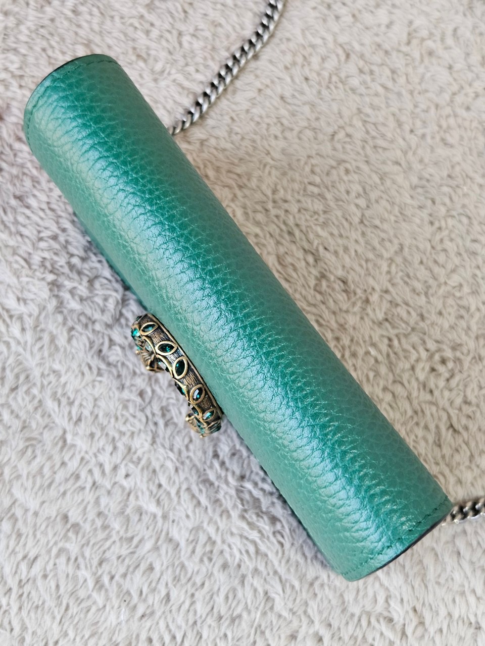 Gucci Dionysus Super Mini Crystal Leather