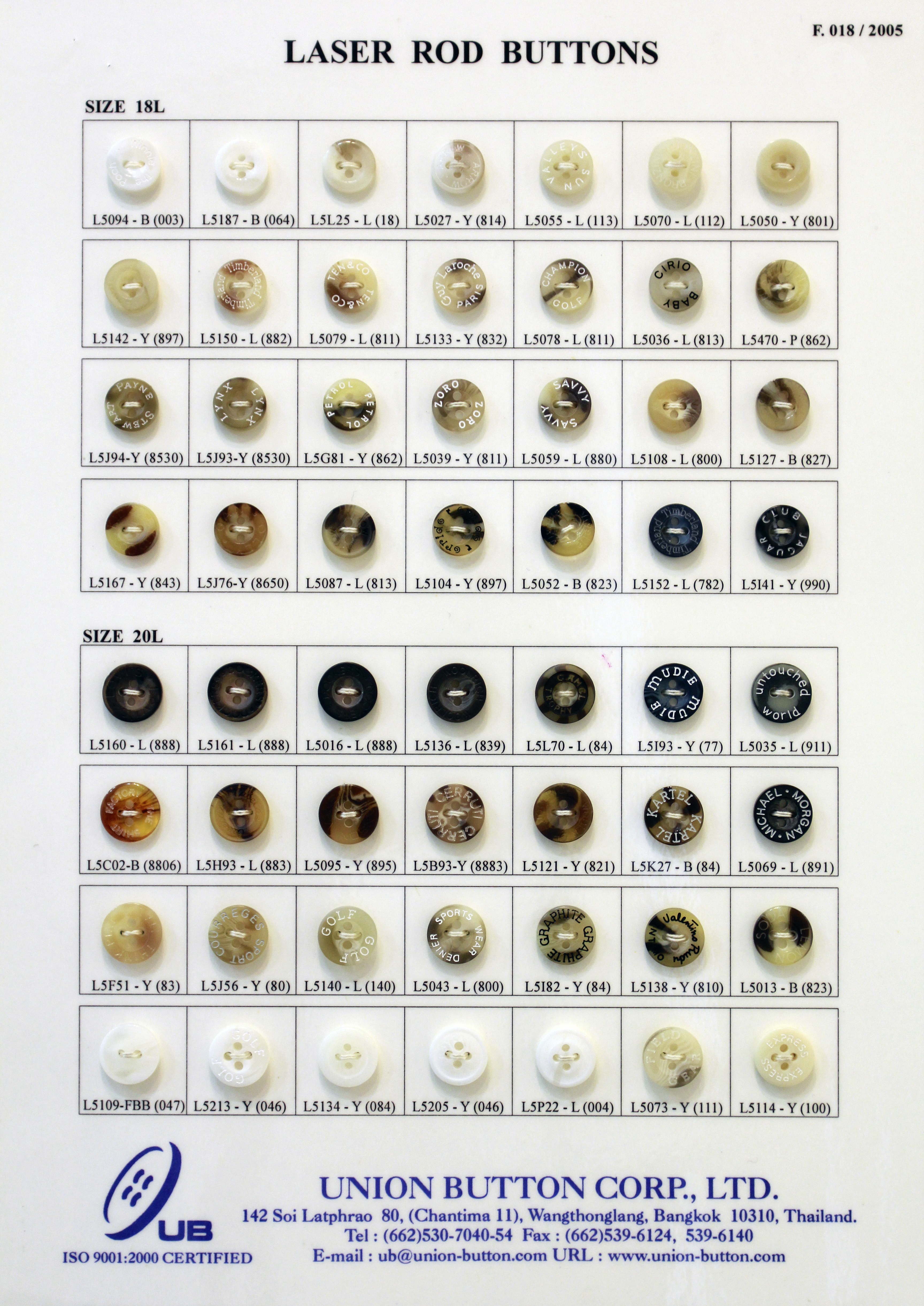POLYESTER BUTTON