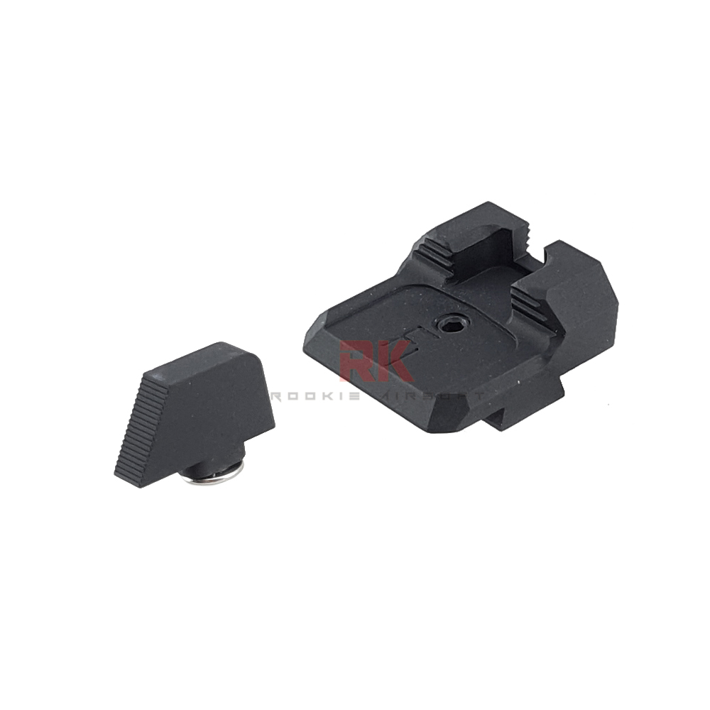 NOVA CNC Aluminum Fowler MK1 Slide Kit for Marui G19 (Black)