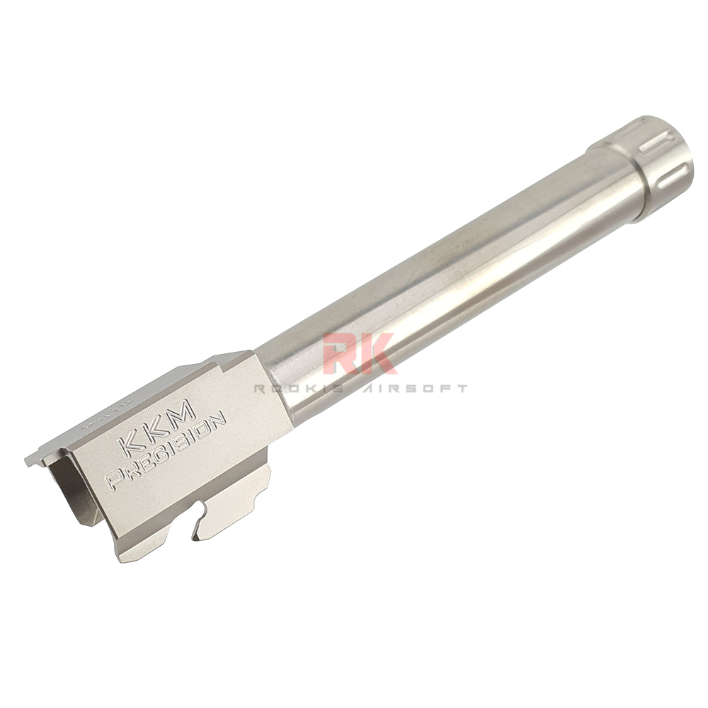 GunsModify KKM Stainless Steel Threaded Barrel Set For TM G17 (Silver)